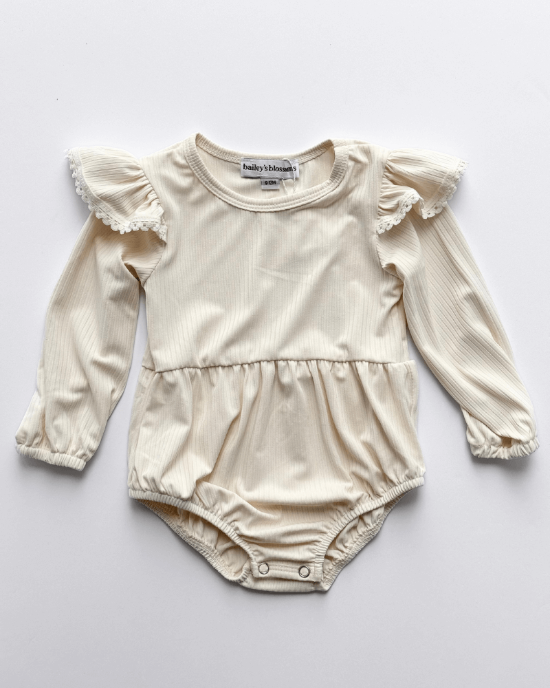 Charlotte Bubble Romper - Ivory