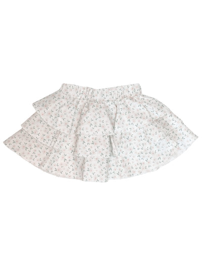 Celeste Tiered Skirt - Ivory Floral #product_type - Bailey's Blossoms