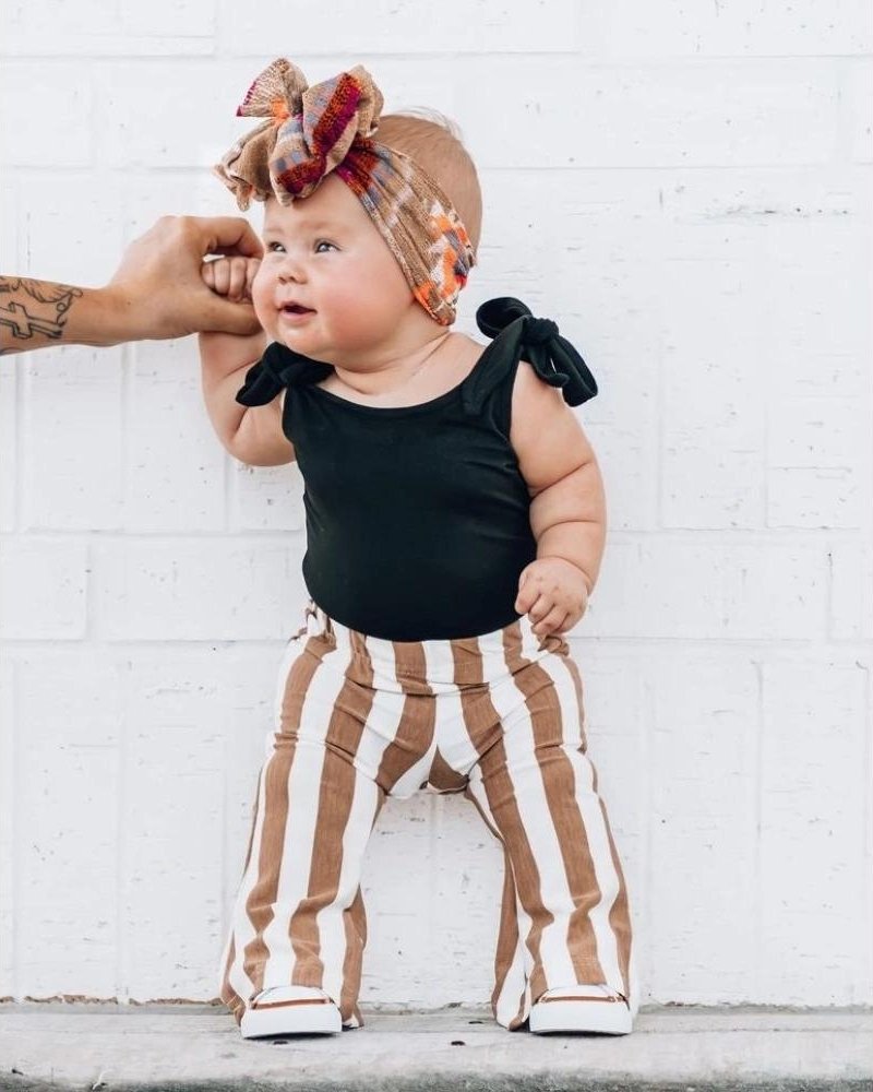 Bell bottom pants for fashion babies